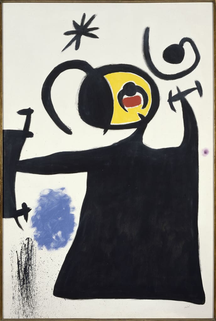 Mir___ Joan-Woman Entranced by the Escape of Shooting Stars